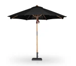 GU1003 Teak Centre Pole Teak Umbrella Dia270cm
