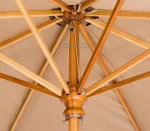GU1003 TEAK Centre Pole Garden Umbrella Teak Wood