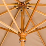 GU1003 TEAK Centre Pole Garden Umbrella Teak Wood