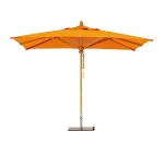 GU1003 TEAK Centre Pole Garden Umbrella Teak Wood - Image 4