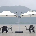 GU603A OFF-WHITE Double Sided Cantilever Umbrella