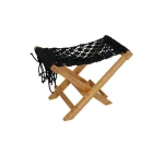 LC003 Folding Stool Teak - Image 2